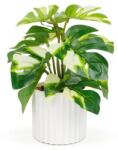 Vog und Arths Decorațiune artificială - filodendron - verde/galben - 20 x 8 cm (11892B)