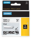 DYMO Feliratozógép szalag Dymo S0718600/18444 12mmx5, 5m, ORIGINAL, fekete/fehér (S0718600)