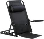 Linomag Suport pentru Spate Pliabil și Reglabil tip Inaltator pentru Perna, Linomag®, cu 7 Nivele de Înclinare, Cotiere, Pernă Ergonomică, pentru Relaxare, Recuperare, Citit sau la Plaja, Portabil, Ușor de De