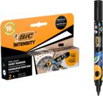 BIC Intensity permanens festékfilcek, Fekete/Fehér, 2 db-os kiszerelés