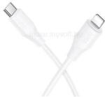 hoco. Xiaomi Redmi Note 17 / iPhone 14 Plus / iPhone 14 Pro Max X124 adatkábel Type-C - lightning, 100cm, FEHÉR (HOCO_X124_TYPE_C_LIGHTNING) (HOCO_X124_TYPE_C_LIGHTNING)