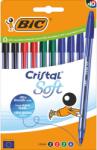 BIC Cristal Soft tollkészlet, 10 db, többszínű, 1.2mm