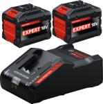 Bosch Set Expert 18V, EXBA18V-150 + EXAL18V-160 2 acumulatori Li-Ion, 18V, 15Ah + Încărcător 18V, 16Ah (1600A0373Z)