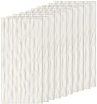  4 darabos Teno® kültéri dekorációs csempe készlet, csíkos mintával, tartós, vízálló, tűzálló, 2, 88 m2, 120 x 60 cm, krémszínű