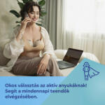 Canpol babies SmartSense Dupla hordható, telefonról vezérelhető elektromos mellszívó