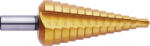 Exact HSS Fokozatfúró 6 - 30 mm TiN Teljes hossz 98 mm 3 oldalú szár 1 db (5348) (5348)