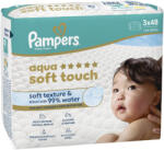 Pampers Șervețele umede Pampers Harmonie - Aqua Soft Touch, 3 x 48 bucăți (1100050902)