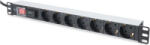 ASSMANN PDU rackmountabil Digitus 7 prize de siguranta protectie la supratensiune 1U 250VAC (dn-95407-fr)