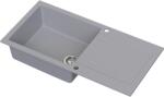 Ruvetti Pineko 160 Long chiuvetă din granit 100x50 cm gri/grafit/onix 3001PN_GR160L-W (3001PNGR160LW) Chiuveta