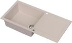 Ruvetti Pineko 160 Long gránit mosogató 100x50 cm bézs 3001PN_BE160L-W (3001PNBE160LW)
