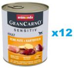Animonda Grancarno Sensitive Pulyka burgonyával 12x800 g