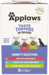 Applaws 12x85g Applaws Taste Toppers Húslében / hallében próbacsomag nedves kutyatáp