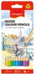 Keyroad Creioane colorate triunghiulare KEYROAD, 12 buc. , amestec de culori