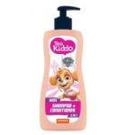 Teo Bebe Set 3 x Sampon si Balsam pentru Copii Teo Kiddo 2 in 1, Fete, 400 ml (ROC-3xFIMTESB032)