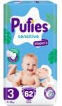 pufies Set 2 x 62 Scutece Pufies Sensitive Maxi, Marimea 3 Midi, 6-10 kg (ROC-2xFIMPFSC154)