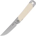 SRM 131M-GT - 14C28N bead blasted with white G10 handle