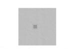 RAVAK Slate Pro zuhanytálca 90x90 Smoke Grey (XA03773O010) - webaruhaz