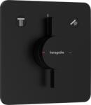 Hansgrohe Duoturn Q falsík alatti zuhanycsaptelep, 2 funkciós, matt fekete (HG-75414670)