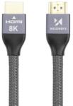 Wozinsky Cablu HDMI 2.1, Wozinsky, 8K 60 Hz 48 Gbps / 4K 120 Hz / 2K 144 Hz, 2m, Argintiu (WHDMI-20)