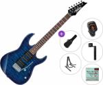 Ibanez GRX70QA-TBB Standard SET Transparent Blue Burst Chitară electrică