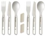 Sea to Summit Detour Stainless Steel Cutlery Set - [2P] [6 Piece] Tacâmuri Stainless Steel Grey