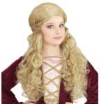 Widmann Italia Peruca Printesa Medievala Blonda Copii (WID74597)