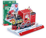 CubicFun 3D puzzle karácsonyi vonat (W3155)