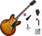 Epiphone ES-335 Figured Standard SET Raspberry Tea Burst Chitară semi-acustică