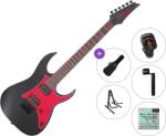 Ibanez GRG131DX-BKF Standard SET Black Flat Chitară electrică