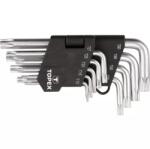 TOPEX Imbuszkulcs klt. torx 9 részes T10-50 rövid TOPEX (635D960) (635D960)