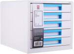 Deli Cabinet 5 Sertare Alb Bleu Deli (dlez01033)