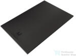 Kludi TERRA 100x160 cm-es RAKSOLID zuhanytálca szifon nélkül, matt fekete 08DW1539 (08DW1539)