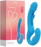 Honey Play Box Harmony Duo - okos felcsatolható nyelves vibrátor (kék)