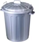 Keter Coș de gunoi din plastic cu capac Curver 46 l, argintiu Cos de gunoi