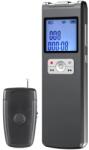 iUni Mini Reportofon Digital iUni REP308, 8GB, Microfon extern wireless, Radio FM, MP3 Player, Activare vocala (555510)