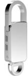 iUni Breloc Reportofon iUni BR11 Plus, 8GB, MP3 Player, Silver (514067)