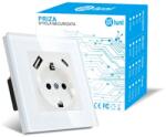 iUni Priza rama sticla securizata, porturi USB-A si USB-C, iUni UC1, 16A (554193)