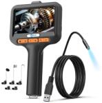 iUni Camera Inspectie Auto Industriala iUni VC43-AV, Ecran IPS 4.3", Cablu Semirigid, Lungime 2M, 1080P, 8 LED-uri ajustabile, Lentila 8mm, Rezistenta la Apa IP67, 2600mAh (558726)