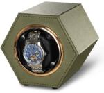 iUni Cutie intors ceas automat iUni, Watch Winder, Piele ecologica, Kaki (560835)
