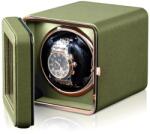 iUni Cutie intors ceas automatic iUni, Watch Winder, Piele ecologica, Verde Kaki (560781)