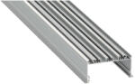 Lumines inLARGO típusú alumínium profil LED szalaghoz, eloxált ezüst, 2, 02m (10-0214-20)