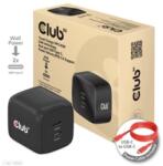 Club 3D CAC-1909EU (45W GAN, USB-C Dual Port, PD 3.0, PPS, Kétportos) (PERCLUCAC-1909EU)