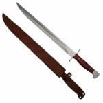 DEPOX Maceta vanatoare DEPOX®, model AK-47, otel inoxidabil, 61 cm, argintiu (0980)