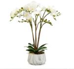 Vog und Arths Műnövény dekoráció - orchidea - fehér - 58 cm (11900B)