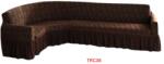 DELFIN Huse Elastice Pt Coltare De 5 Locuri, 350-450cm, Jacquard, Cod TRC38