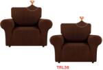 DELFIN Huse Elastice Pt Fotolii, Set Cu 2 Buc. , Lycra, Cod TRL36