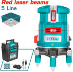 TOTAL Nivela Laser TOTAL Industrial, 30 m, 5 linii , Plumb, Cutie Plastic
