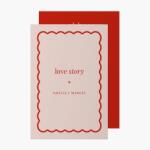 Empikfoto. ro Felicitare personalizată Love Story Pink, 10x15 cm - 107439