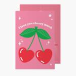 Empikfoto. ro Felicitare personalizată I love you cherry much, 10x15 cm - 107425