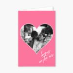 Empikfoto. ro Felicitare personalizată Valentine roz, 20x30 cm - 107417